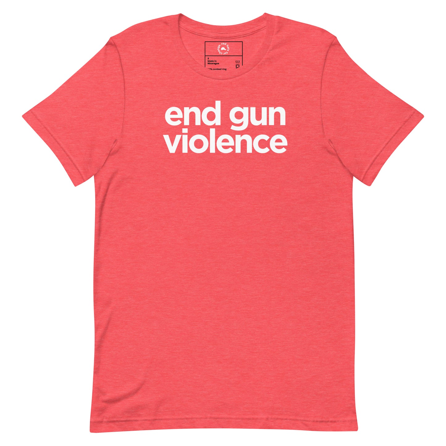 End Gun Violence - Red Unisex T-shirt benefits Everytown for Gun Safety